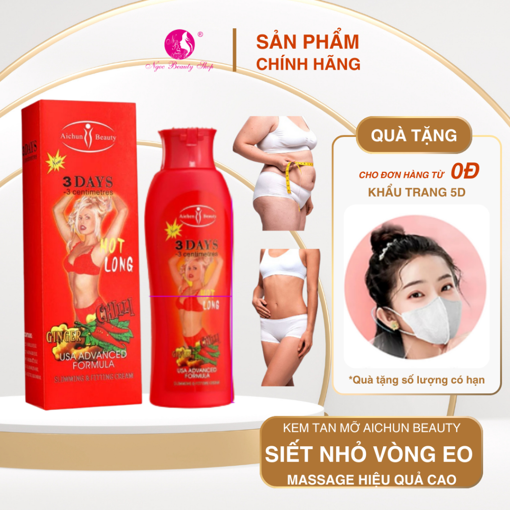 Kem tan mỡ ớt 3 Day Thái Lan 200ml