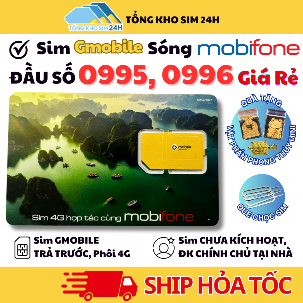 Sim Gmobile Số Đẹp Đầu 099 Chỉ từ 145k Sóng Mobifone Mạnh Free Gói 4G Phong thủy Dễ Nhớ ĐKCC tại nhà