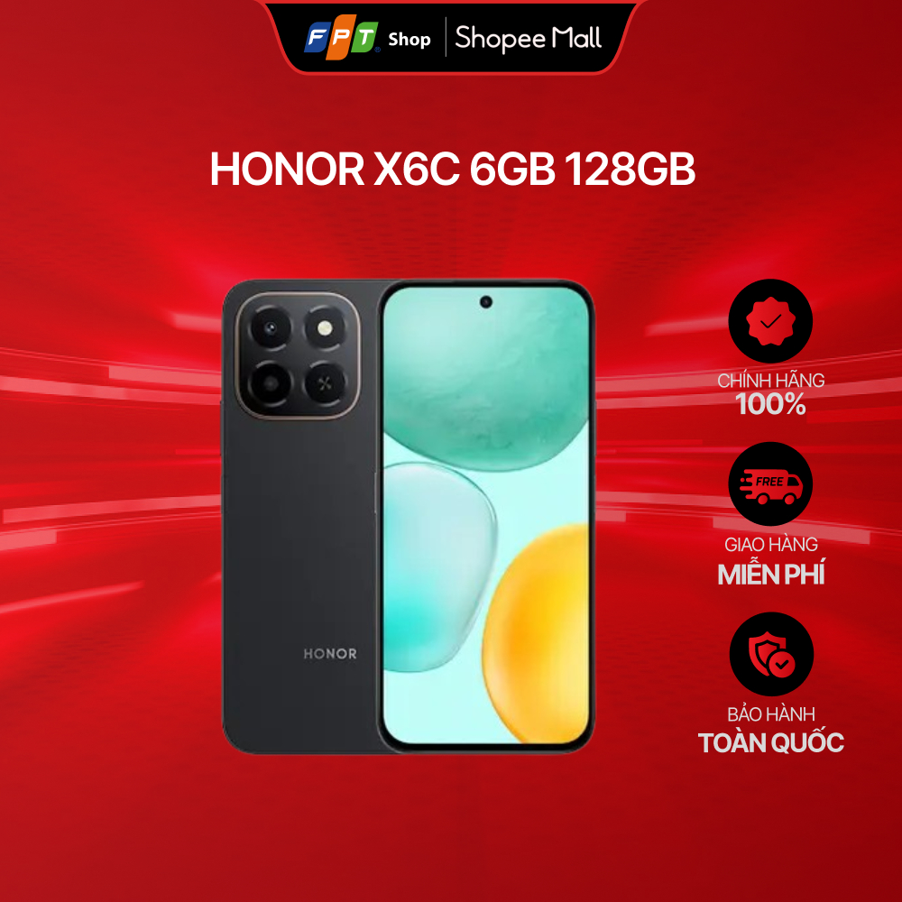 Điện thoại Honor X6c 6GB 128GB, bảo hành chính hãng | BigBuy360 - bigbuy360.vn