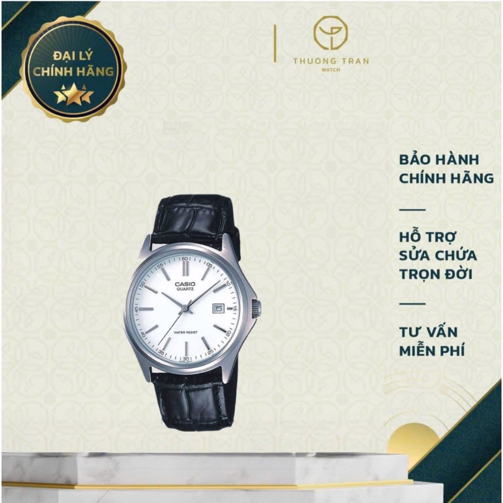 ĐỒNG HỒ NAM CASIO DÂY DA QUARTZ MTP-1183E-7ADF