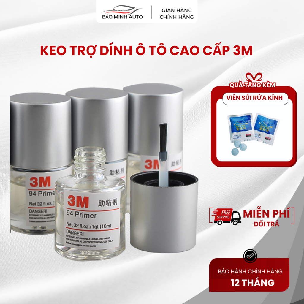 Keo Trợ Dính 3M Dán Gioăng Ron Cao Su, Chất Dung Môi Tăng Bám Dính Cho Lớp 3M
