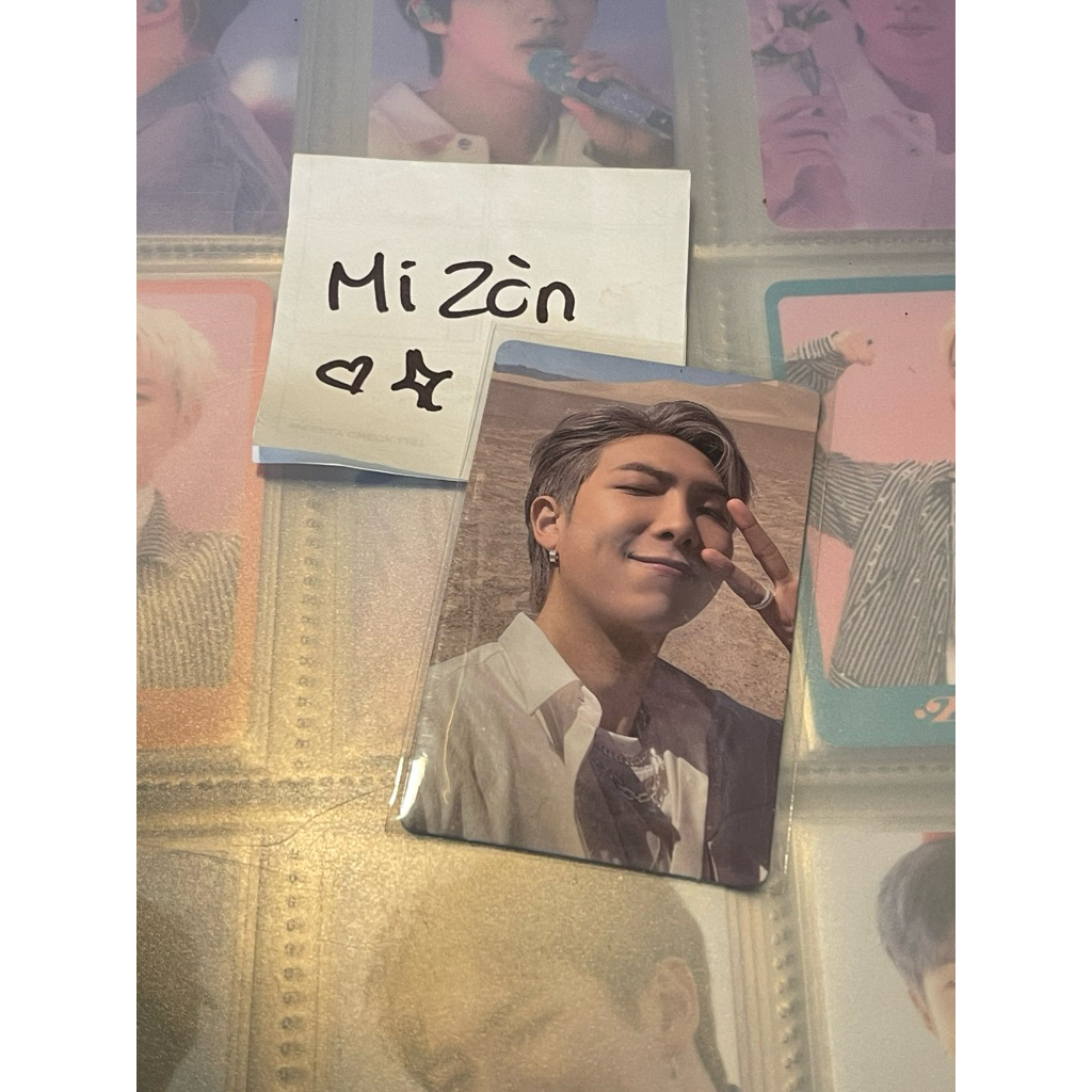Card Namjoon Pre Proof BTS