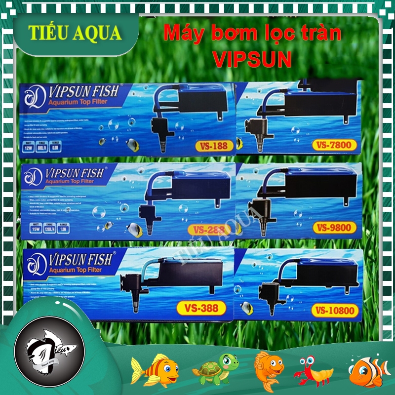 Máy Bơm Lọc Máng Hồ Cá Vipsun VS-188, VS-288, VS388, VS-203, VS-680, VS-7800, VS-9800, VS-10800