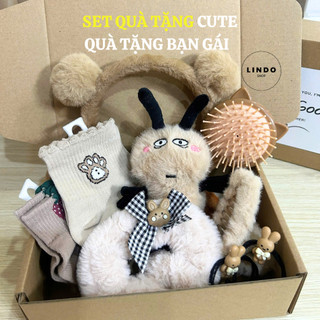 Set Quà Sinh Nhật Cute LINDO, Quà Tặng Hot trend Các Dịp 20/10, 8/3, 14/2, Đặc Biệt