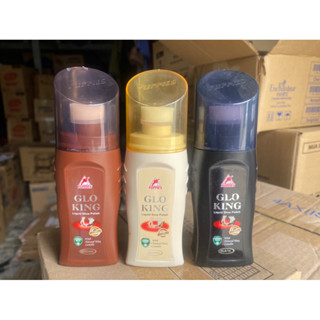  Xi đánh giày Malaysia Glo king màu đen nâu và không màu xi nước đánh giày 75ml 