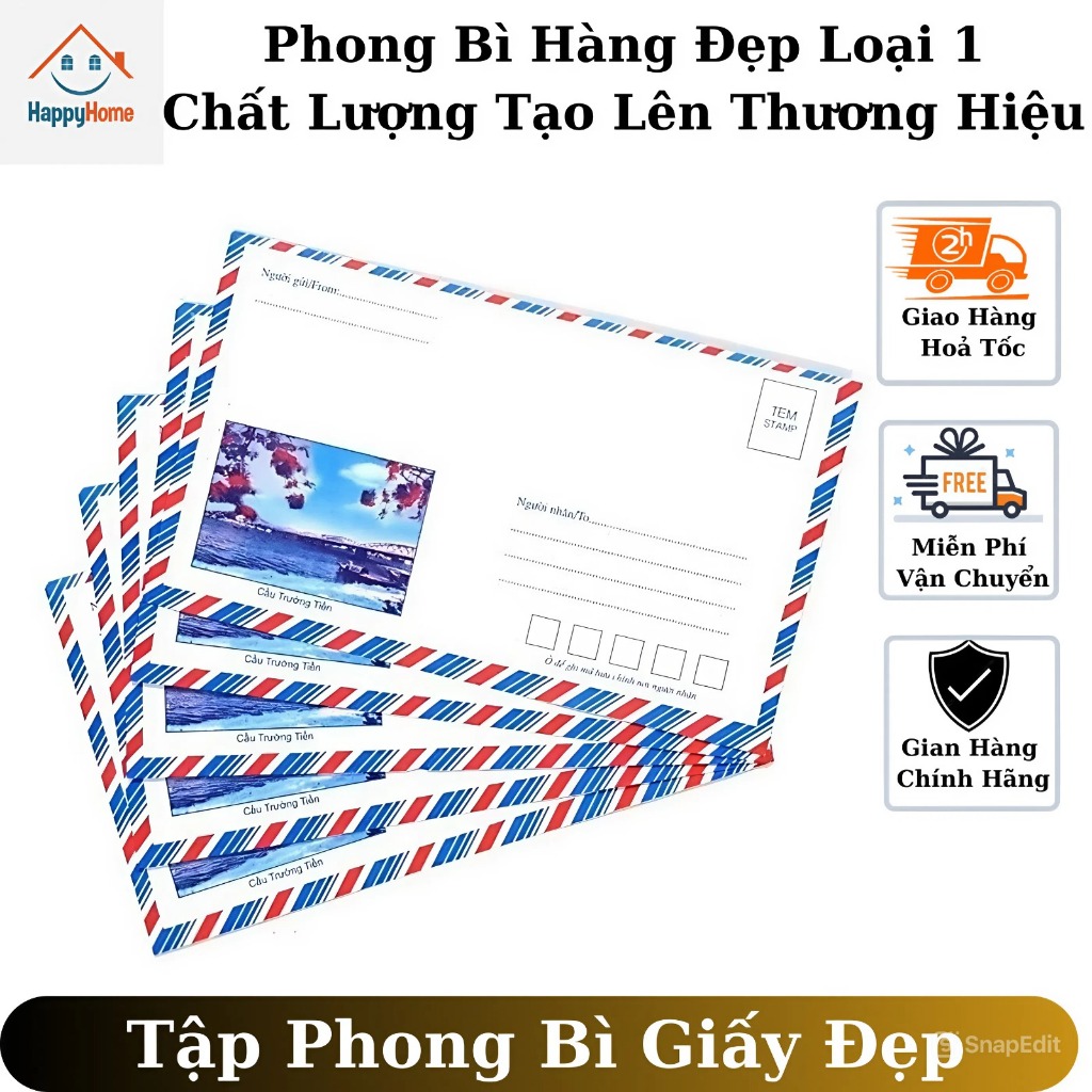 Phong bì hàng đẹp cao cấp, phong bì dày đẹp chất lượng tốt