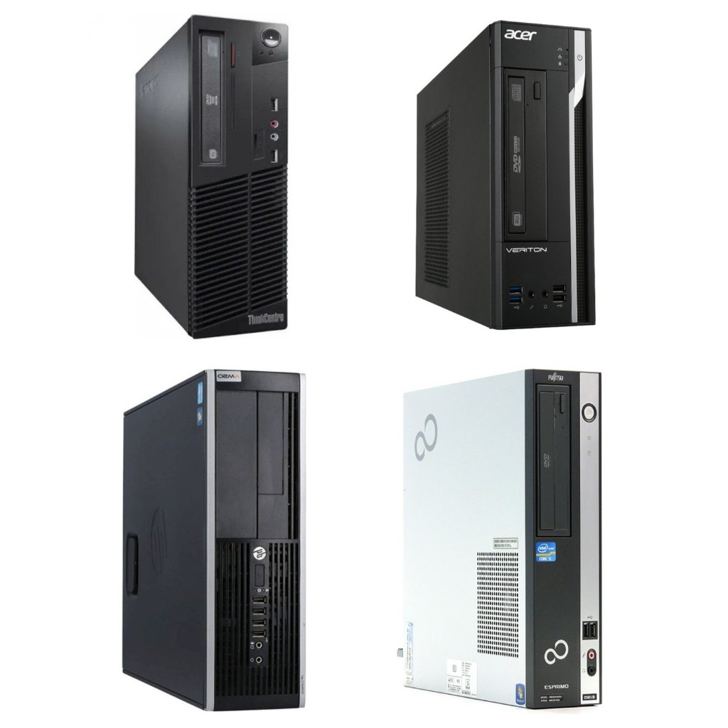 Case máy tính đồng bộ form SFF socket 1155, chipset Q75 B75 H77 tuỳ mã, CPU Pentium Core i3 i5 i7 Xe