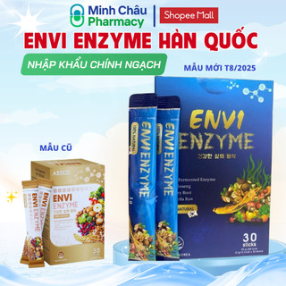  ENVI ENZYME Hàn Quốc Bổ Sung Enzyme Tự Nhiên - Nâng cao sức đề kháng cho cơ thể   Hộp 30 Gói  