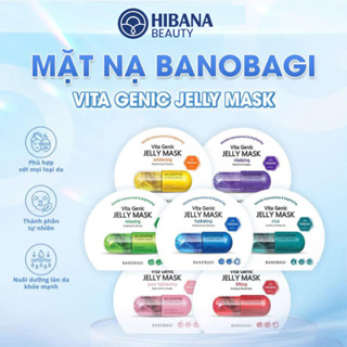  COMBO 10 Miếng Mặt Nạ BANOBAGI PREMIUM Vita Genic Jelly Mask Phù Hợp Cho Mọi Loại Da 30ml 
