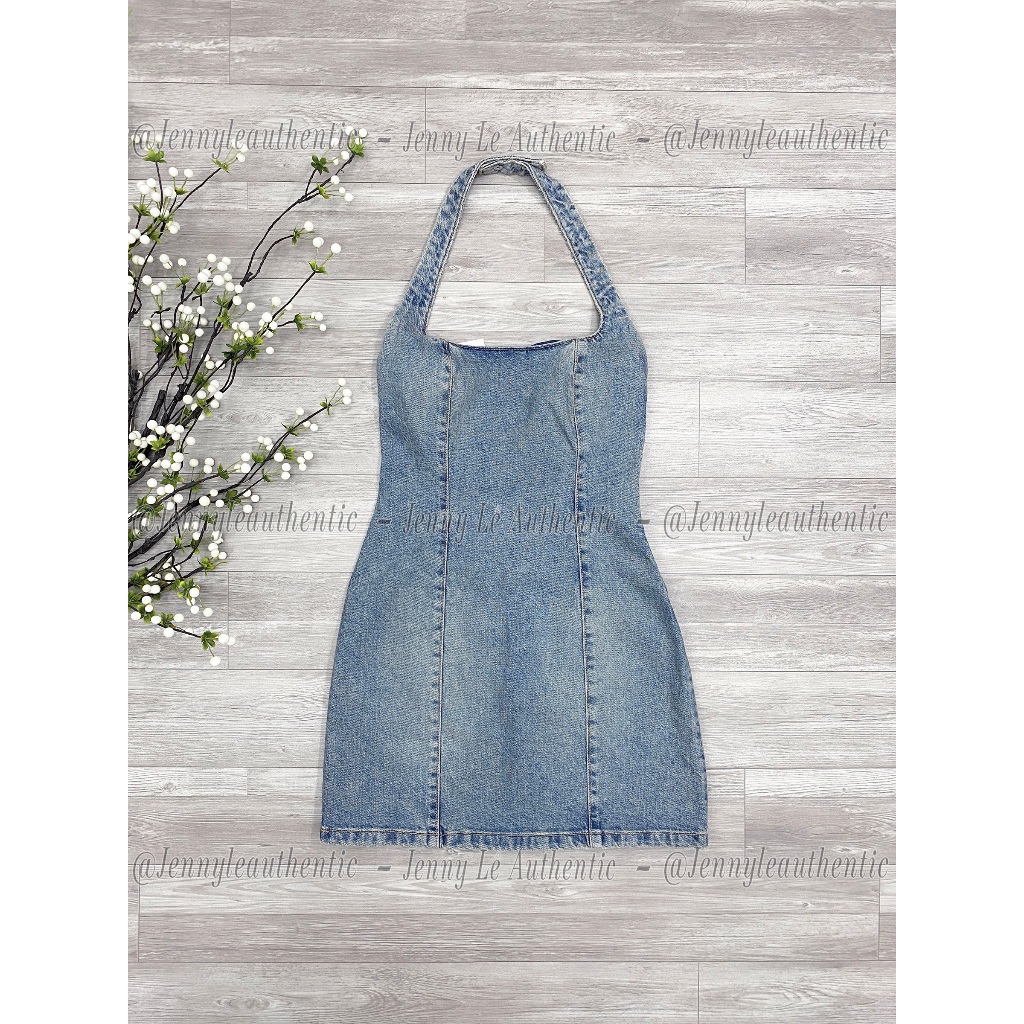 [ZARA AUTHENTIC] Váy Yếm Denim Zara Authentic Fit Ôm Giá SALE/ Váy Bò Ngắn/ Váy Bò Zara