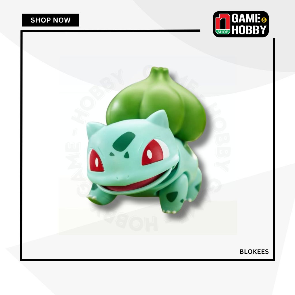Blokees Pokemon Classic Ver S Bulbasaur - Sản phẩm chính hãng Blokees