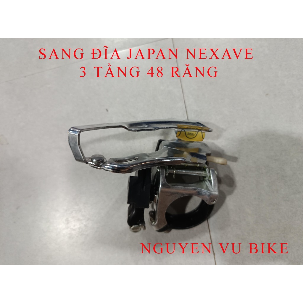 Sang đĩa japan NEXAVE 3 tầng 48T xe đạp thể thao