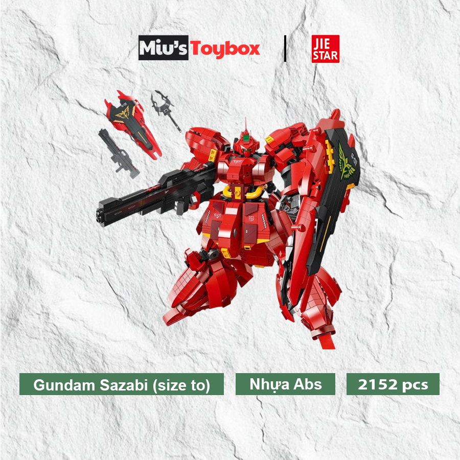 [2152pcs] Mecha Sazabi Jiestar đồ chơi lắp ghép - Miu's toybox