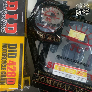 Nhông sên dĩa DID Mặt trời các loại xe Honda Dream, Wave RS, Future 125 xuất xứ Thái Lan