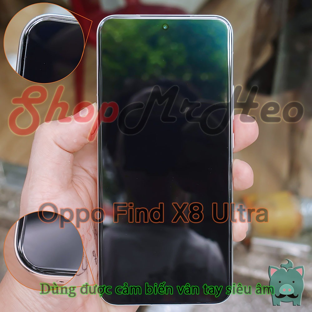 Dán Kính Cường Lực Oppo Find X8 | X8s+ | Find X8 Ultra | Find X8s (Không Viền Đen - Loại Tốt)