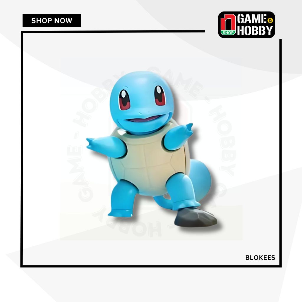 Blokees Pokemon Classic Ver S Squirtle - Sản phẩm chính hãng Blokees