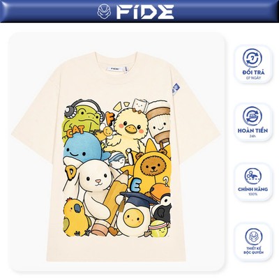 Áo thun FIDE Jelly unisex form rộng nam nữ local brand cổ tròn oversize- AT210