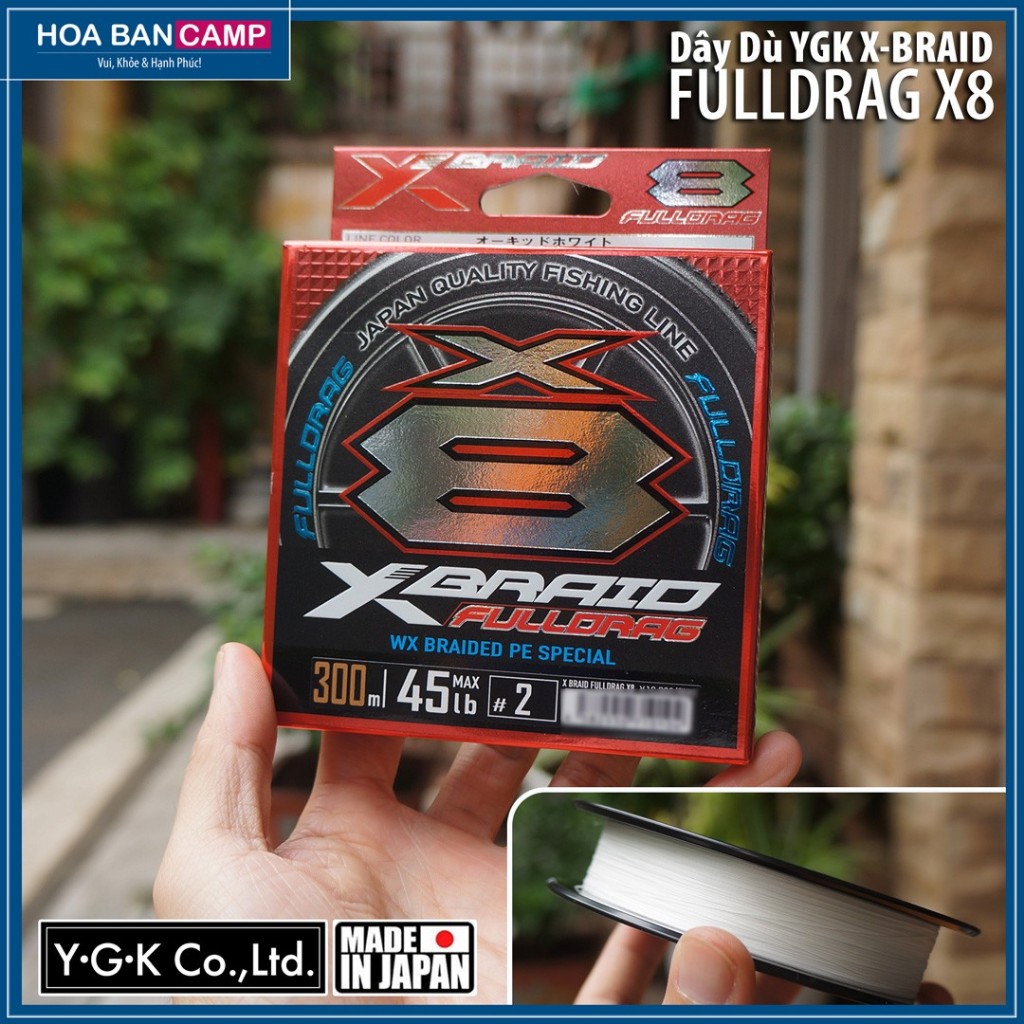 Dây Dù YGK X-BRAID FULLDRAG X8 | Made In Japan