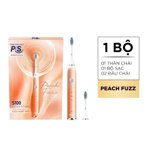 Bàn Chải Đánh Răng Điện P/S S100 PRO Và SONIC EXPERT Công Nghệ Sóng Âm, Chải Siêu Sạch Mảng Bám