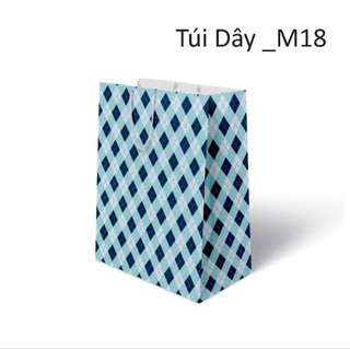 Combo 5 cái túi giấy đứng quai dây qui cách 19x27 hông 9cm- Giá sỉ được chọn mẫu