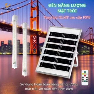  Đèn năng lượng mặt trời bóng tuýp 70W SNAPLO Tuổi thọ pin lâu dài Nạp điện nhanh chóng Chống thấm ngoài trời 3 mức ánh 