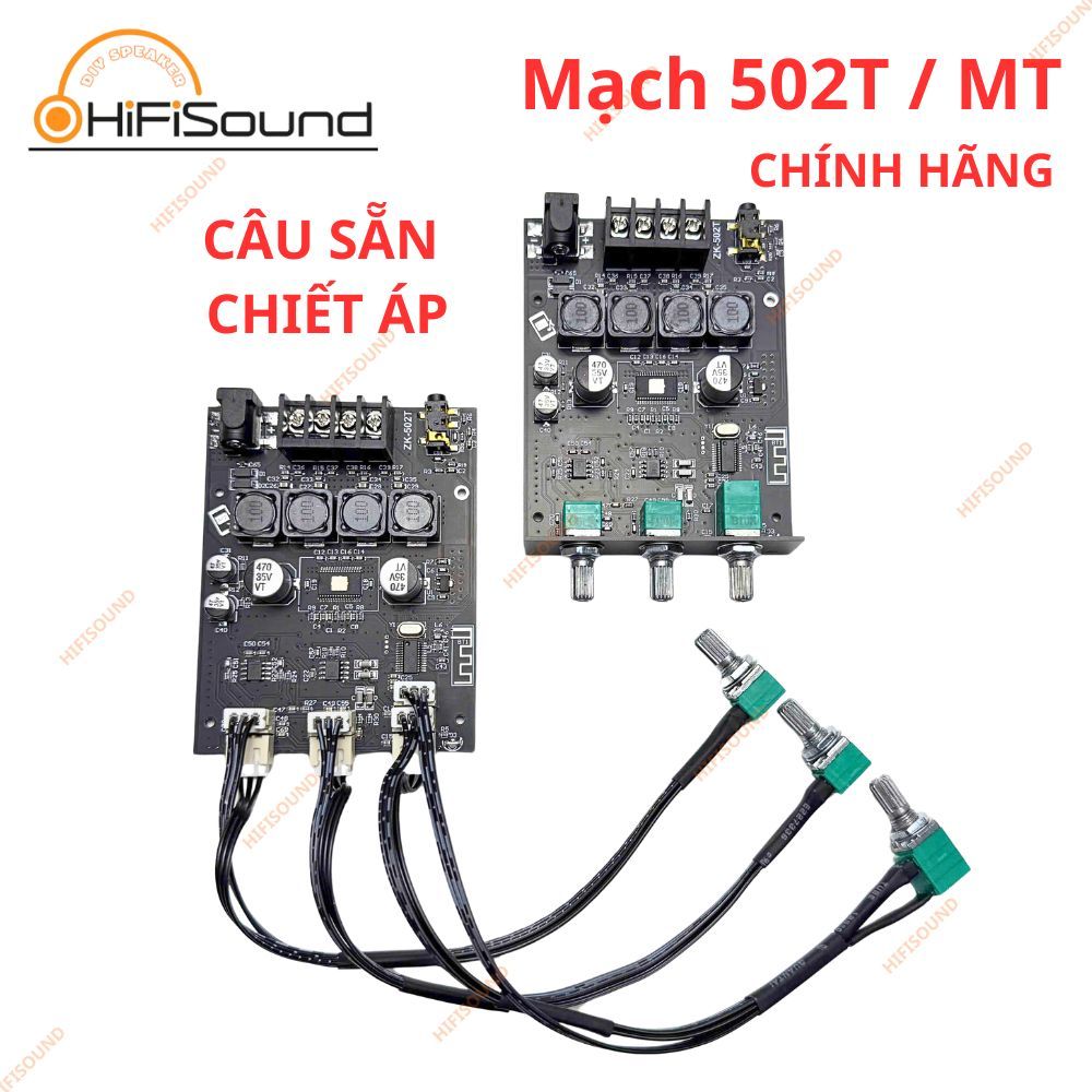 Mạch âm thanh ZK- 502T , 502MT bluetooth 5.0 , 2 kênh công suất lớn 50W*50W ( HÀNG CHÍNH HÃNG KẾT NỐ