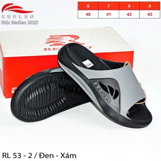   CHÍNH HÃNG  Dép bánh mì quai ngang nam REDLEO _RL53-2 đúc cao su êm mềm nhẹ bền có lỗ thoáng khí chống trơn trượt 