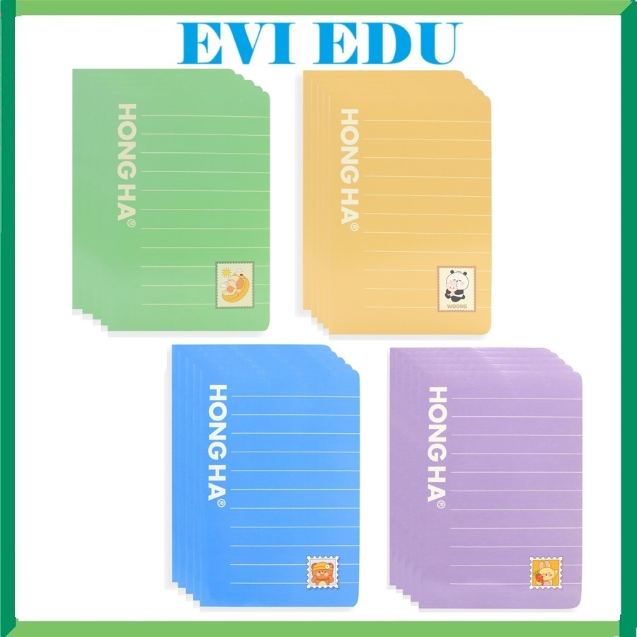 Lốc 5 quyển vở kẻ ngang A4 Hồng Hà Study Tem 1458 / 1459 - Tập sinh viên A4 kẻ ngang