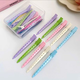  Kẹp tóc mỏ vịt nhiều màu sắc bằng kim loại kẹp làm tóc phụ kiện kẹp tóc nữ kẹp tóc mái 