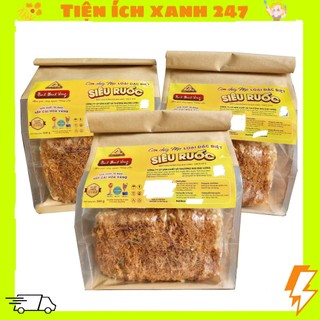   900g  Combo 3 Túi Cơm Cháy Nếp Siêu Ruốc Ninh Bình Vàng LOẠI ĐẶC BIỆT Cơm Cháy Đại Long Ninh Bình 