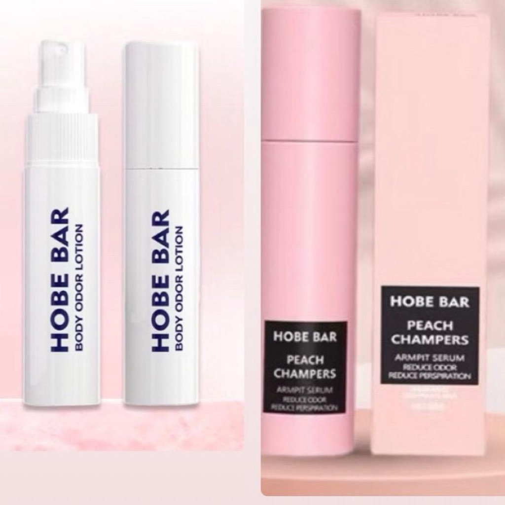 Combo 1 lăn 1 xịt khoáng cho vùng nách Hobebar Deodorants & Antiperspirants sirum nach muico the