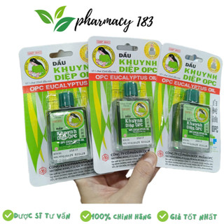 1 Hộp Dầu  12 Chai DẦU KHUYNH DIỆP OPC 25ml date mới