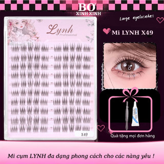  Lông mi giả mi cụm lúa mì tự nhiên rõ sợi BX49 tái sử dụng nhiều lần 