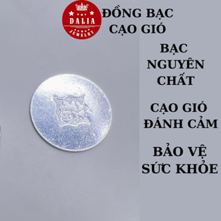  Đồng xu bạc ta cạo gió đánh cảm DaLiA Jewelry bạc ta nguyên chất S990 đồng xu bộ đánh gió giải cảm 
