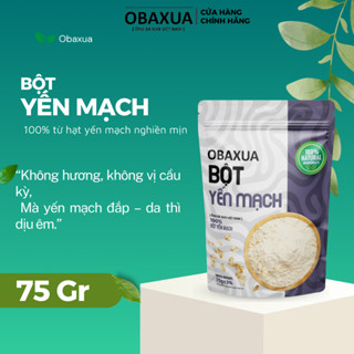Bột yến mạch Obaxua xay mịn nguyên chất Organic