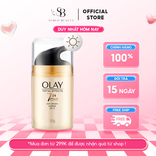 Kem Dưỡng Ẩm O LAY TO TAL EFFECTS  SPF 15 Ban Ngày Giúp Phục Hồi & Làm Chậm 7 Dấu Hiệu Lão Hóa 50G