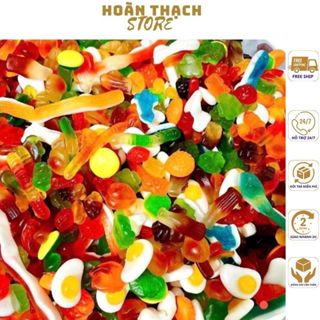  Combo Kẹo Dẻo Mix 70 Vị Chip Chip Kẹo 4D Phủ Đường Nhiều Loại Thập Cẩm Siêu Ngon Gói Ăn Vặt Lớn Candy Buzz 