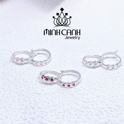Bông Tai Bạc Sao Nhí - Minh Canh Jewelry