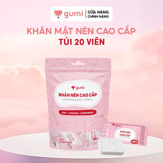  Khăn Mặt Nén Cotton Gumi Dày Dặn Dùng 1 Lần Tiện Dụng Khi Đi Du Lịch 