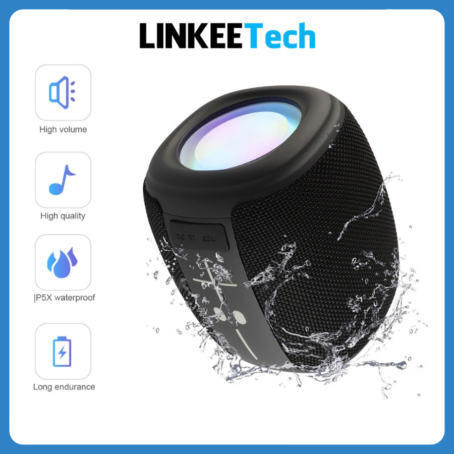 Loa Bluetooth Không Dây Nhỏ Gọn Tiện Lợi Chơi Nhạc 5H Bluetooth 5.1 TENZATEK | BigBuy360 - bigbuy360.vn
