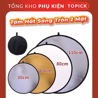  Tấm Hắt Sáng 2 Mặt Vàng Và Bạc Kích Thước 30 60 80 110cm Cho Bức Ảnh Màu Sắc Tươi Sáng Và Ấm Áp Hơn 