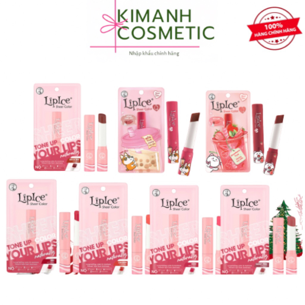 [KIMANH Cosmetics] Son dưỡng có màu hiệu chỉnh sắc môi Lipice Sheer Color/Sheer Color Q - 2.4g