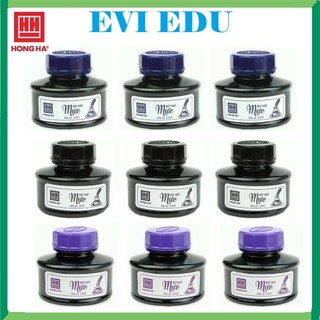  Lốc 6 lọ mực bút máy Hồng Hà 3432   3457  - Mực dùng cho các bút mực 