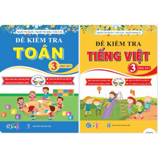  Sách - Combo Đề Kiểm Tra Toán Và Tiếng Việt Lớp 3 - Cánh Diều - Học Kỳ 2 