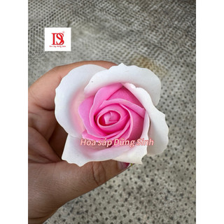 [ H313 ] ( Hộp 50 bông ) Hoa 3 lớp màu pha, hộp hoa Hồng sáp thơm 3 lớp 2 màu hàng trung VIP