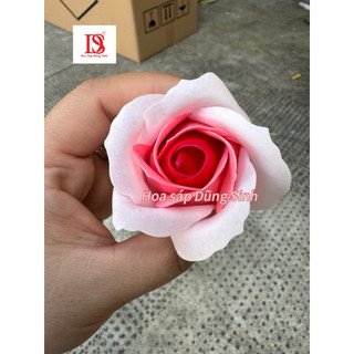 [ H313 ] ( Hộp 50 bông ) Hoa 3 lớp màu pha, hộp hoa Hồng sáp thơm 3 lớp 2 màu hàng trung VIP