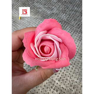 [ H313 ] ( Hộp 50 bông ) Hoa 3 lớp màu pha, hộp hoa Hồng sáp thơm 3 lớp 2 màu hàng trung VIP