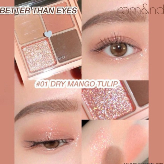 PHẤN MẮT ROMAND BETTER THAN EYES #01 DRY MANGO TULIPS