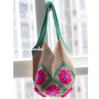 Túi hoa vintage handmade by tinycrochet