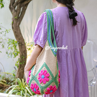 Túi hoa vintage handmade by tinycrochet